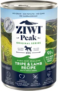 ZIWI Peak Wet Tripe & Lamb Recipe
