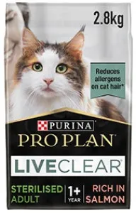 Purina Pro Plan LiveClear Allergen Reducing Sterilised Adult Salmon