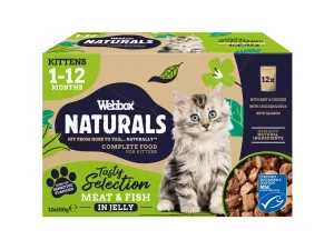 Webbox Naturals Kitten Selection in Jelly